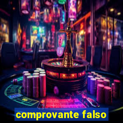 comprovante falso